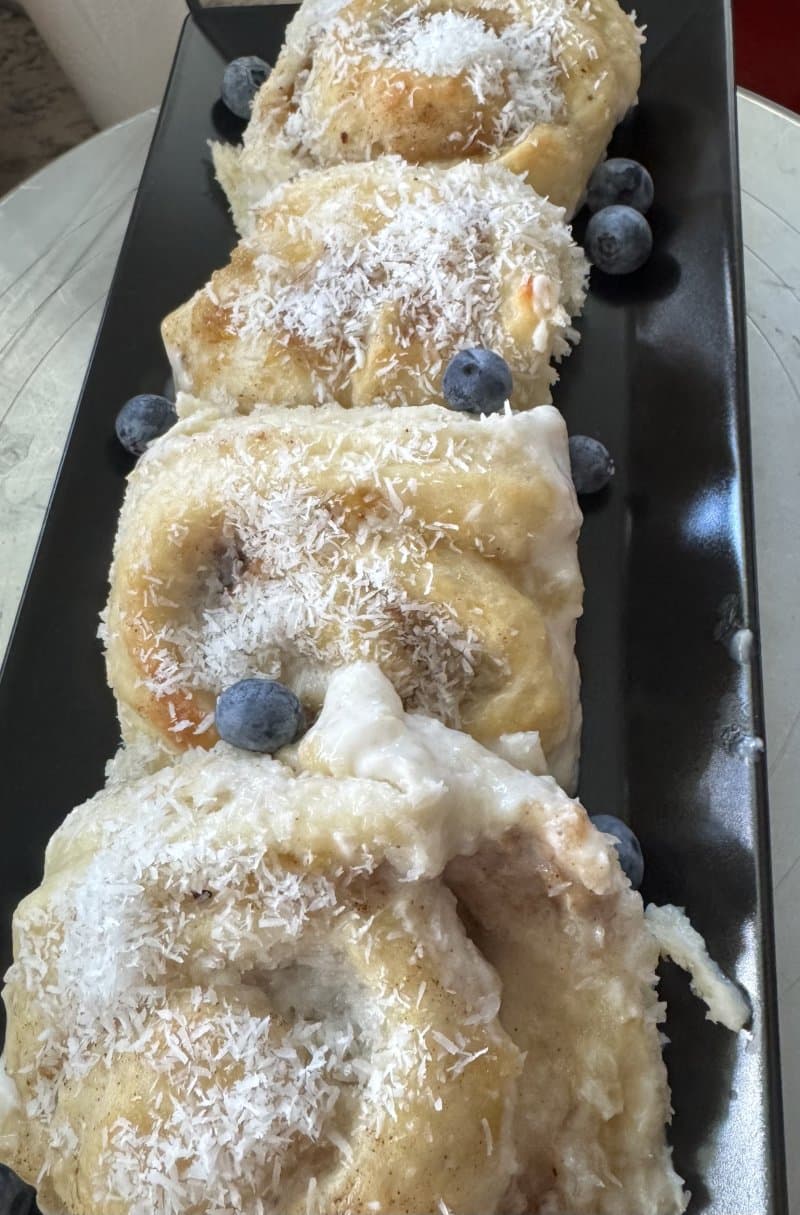 Cinnabons Véganes « Moins Sucré »
