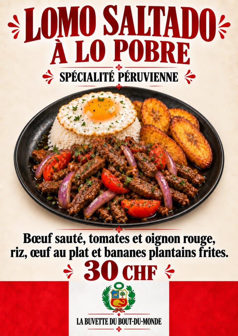 Lomo saltado à lo pobre