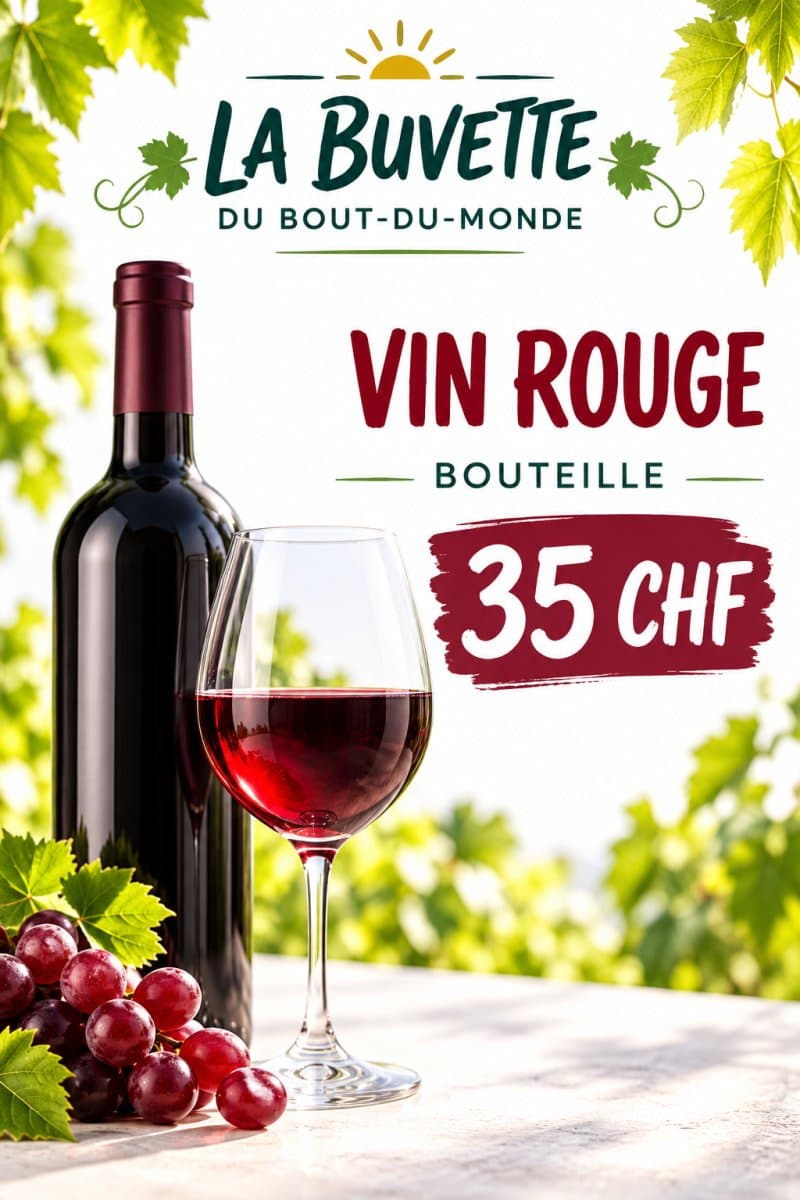 Bouteille de vin rouge