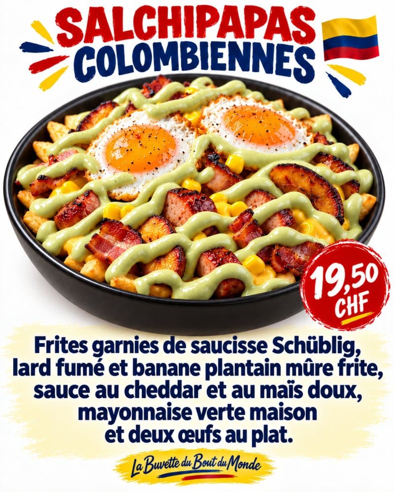 Salchipapas colombiennes – La classique
