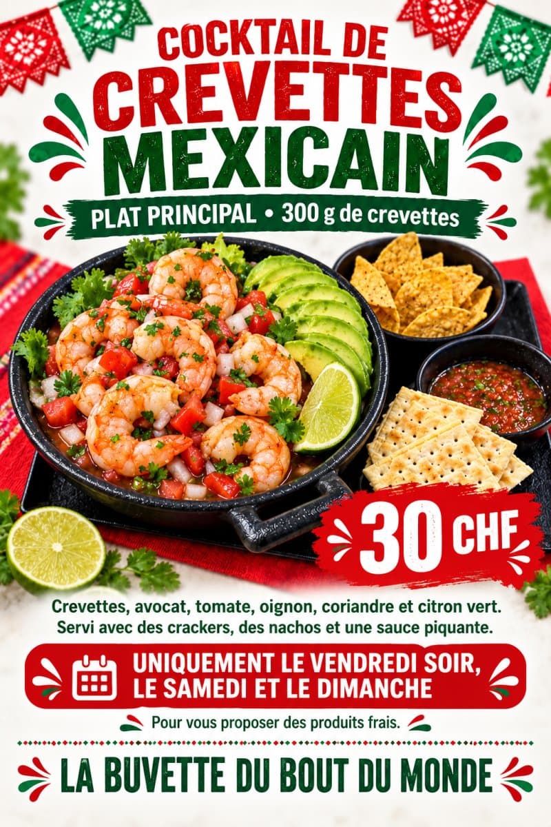 Cocktail de crevettes mexicain