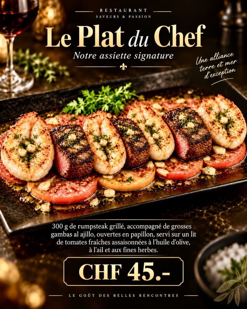 Le Plat du Chef – Terre & Mer