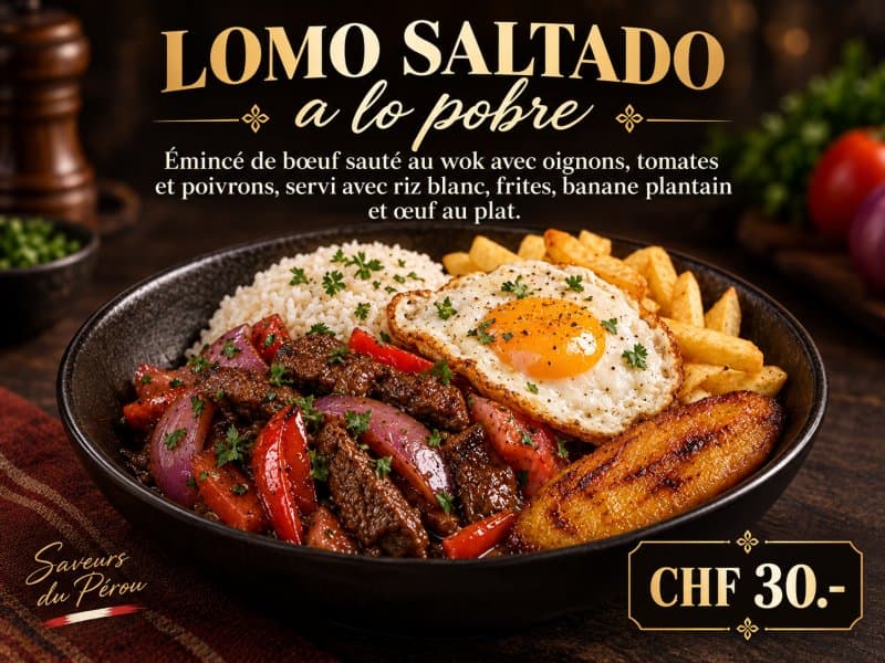 Lomo Saltado à lo Pobre