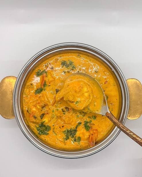 Butter prawn masala